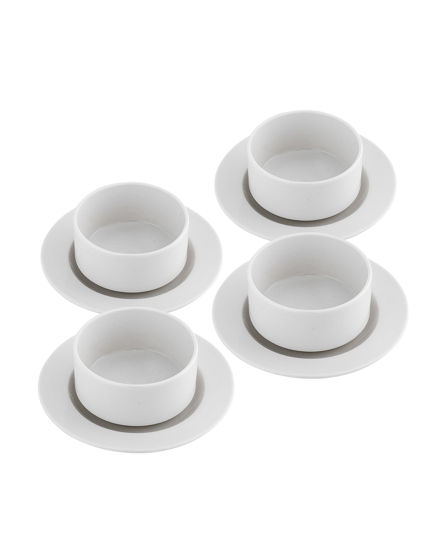 Fine Porcelain Classic Soup Bowl with Saucer