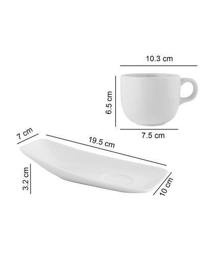 Euro Cup and Long Saucer, large