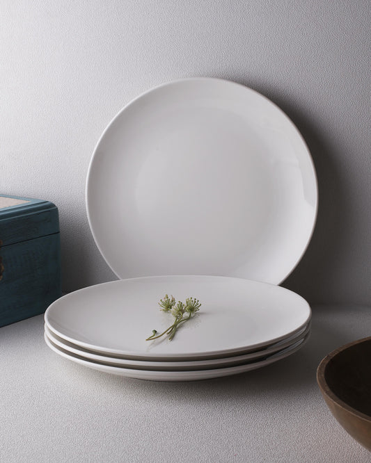 Fine Porcelain Classic White Urmi Full Plate