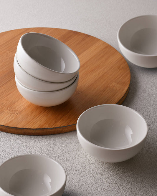 Fine Porcelain Classic Prime Bowl, Dessert Cereal, Soup, Salad, Pasta Bowl,white