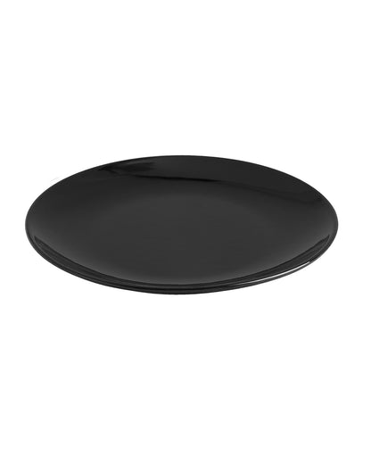 Fine Porcelain Glossy Black Urmi Full Plate