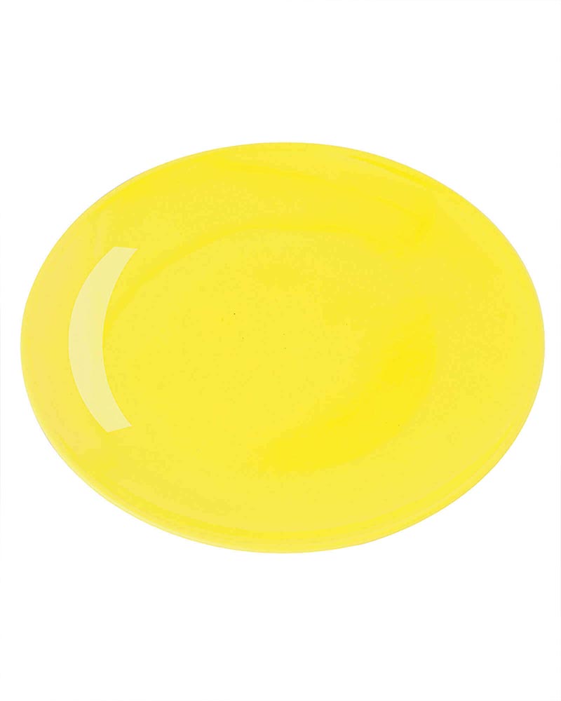 Fine Porcelain Yellow Urmi Full Plate