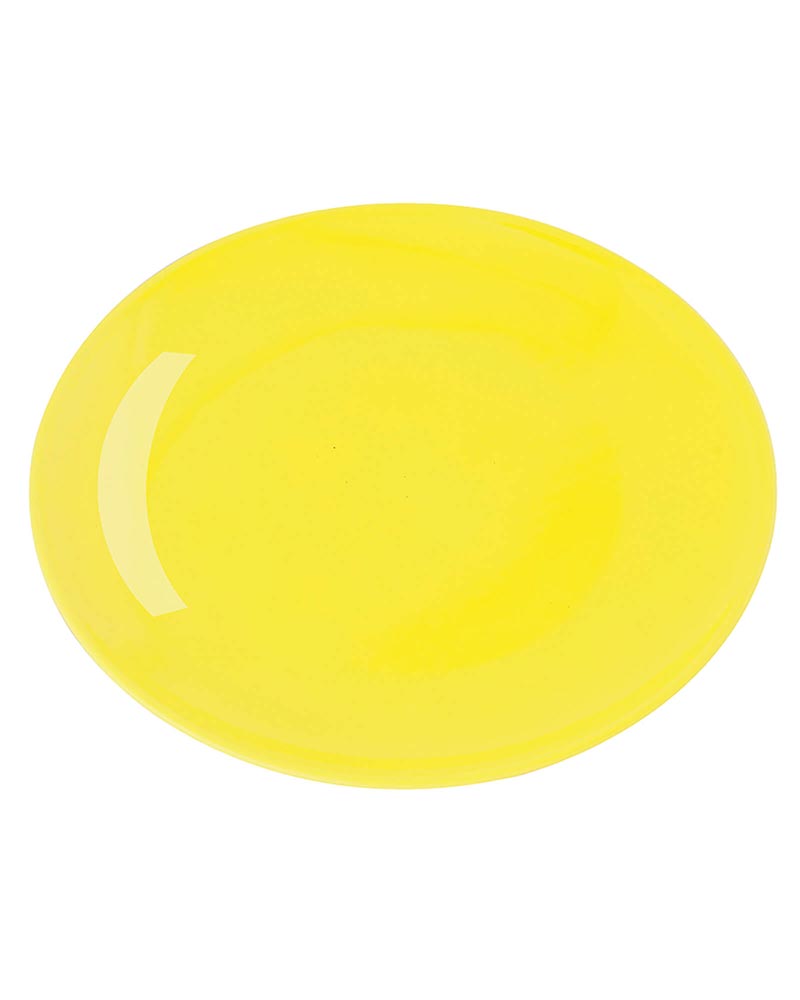 Fine Porcelain Yellow Urmi Full Plate