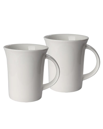 Classic Morning Tea, Coffee, Milk Mug, 280 ml, Porcelain, Set of 2