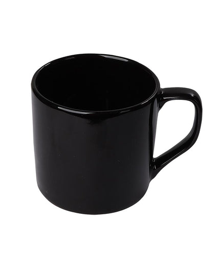 Retro Morning Tea, Coffee, Expresso Mug, 300 ml, White Porcelain, Diana, Set of 4