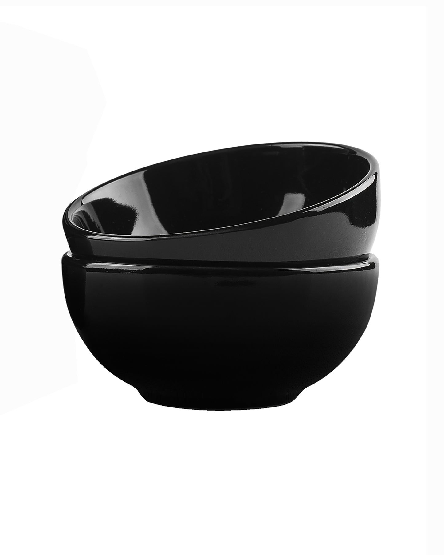 9 Ounce Small Cereal and Soup Bowls, Sturdy Porcelain Bowl, Dishwasher Microwave Safe, Portion Control Bowls for Ice Cream Dessert Rice, set of 2, 5 Inches, White