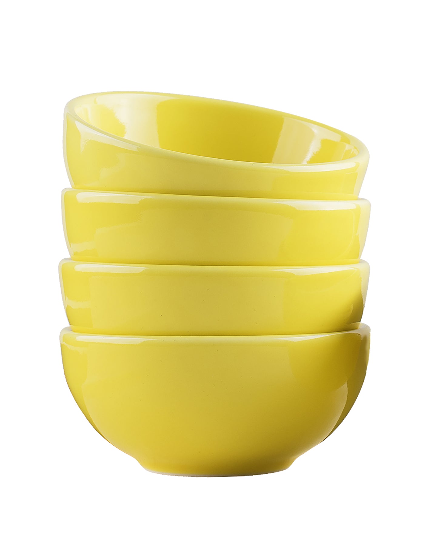 9 Ounce Small Cereal and Soup Bowls, Sturdy Porcelain Bowl, Dishwasher Microwave Safe, Portion Control Bowls for Ice Cream Dessert Rice, set of 4, 5 Inches