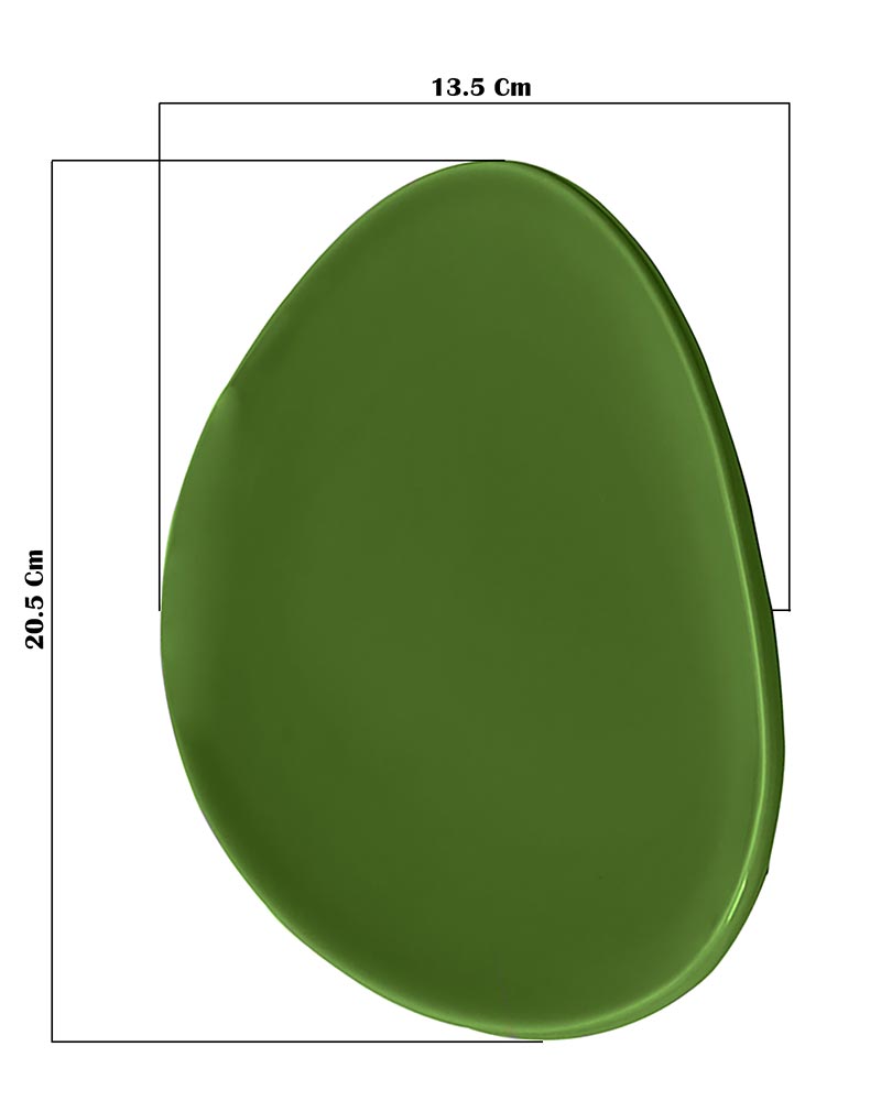 Porcelain Classic Serving Platter, Green, Island small 2