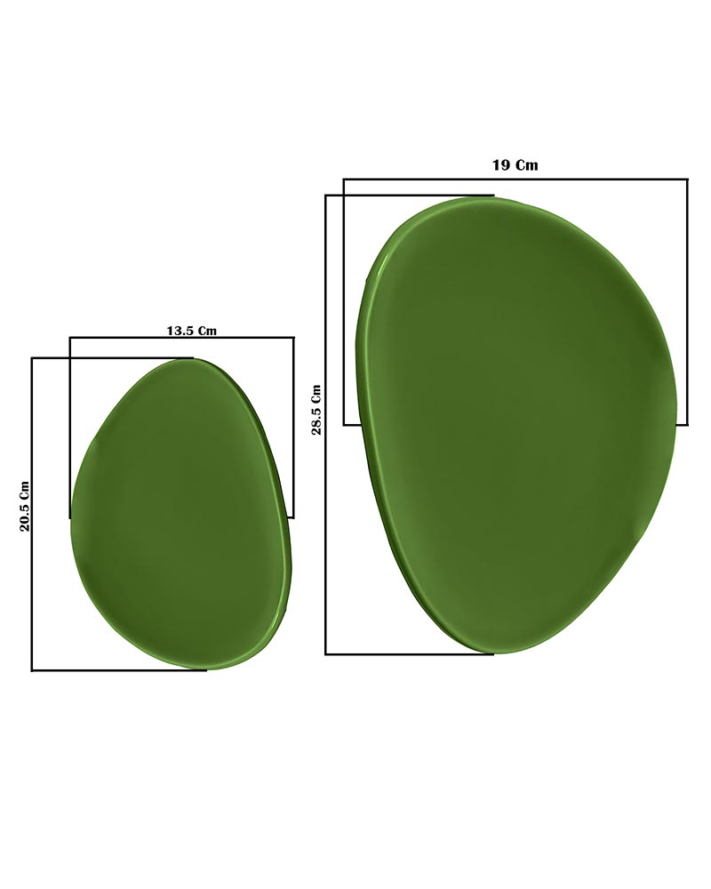 Porcelain Classic Serving Platter, Green, Island set