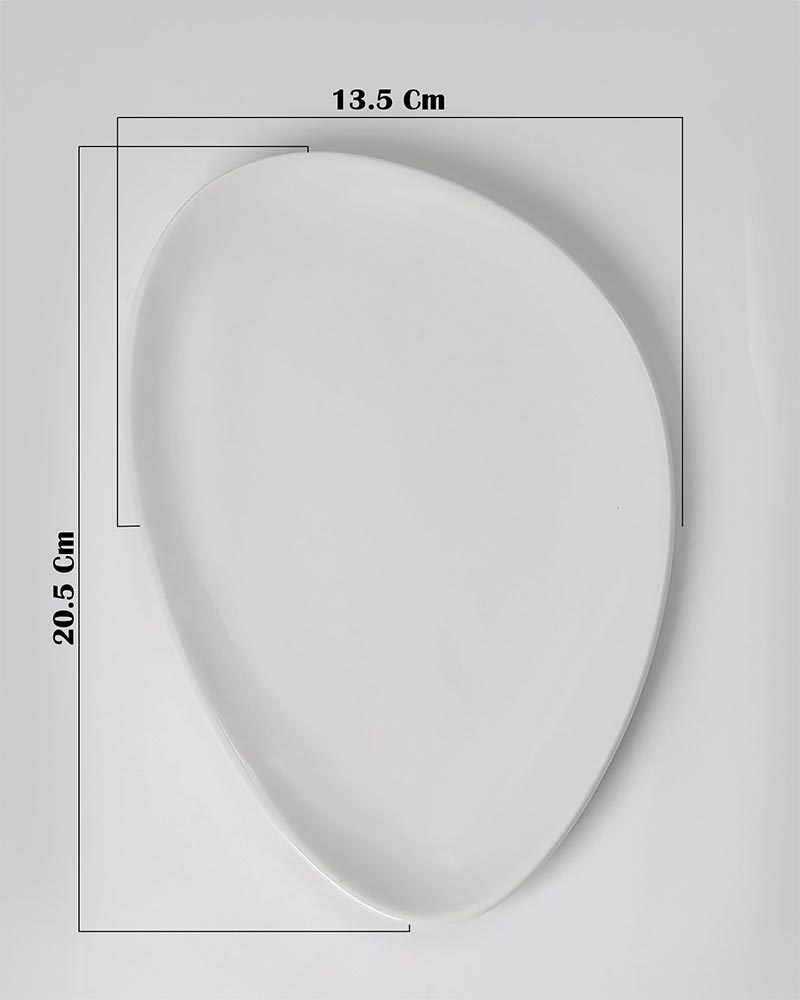 Porcelain Classic Serving Platter, Green, Island small 2