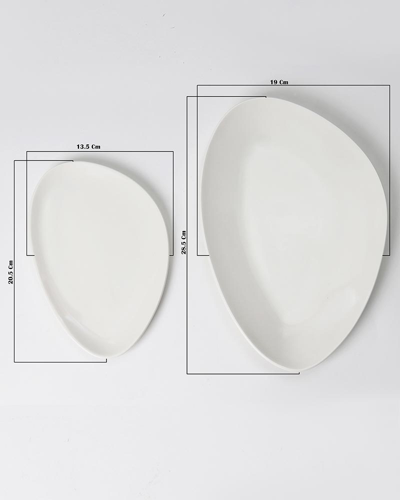 Porcelain Classic Serving Platter, Green, Island set