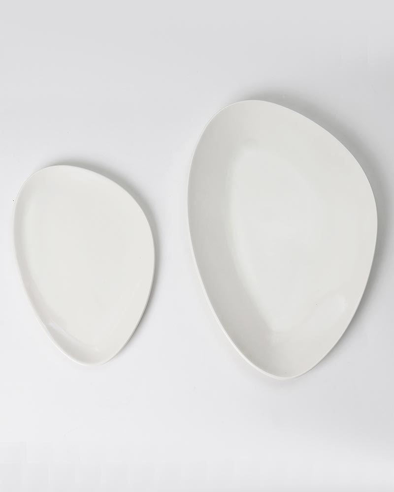 Porcelain Classic Serving Platter, Green, Island set