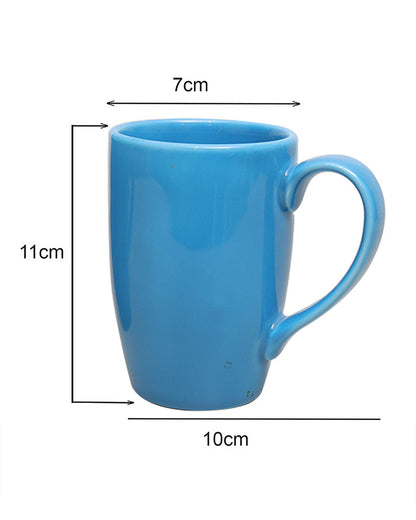Prime Morning Tea Coffee Cappuccino  Milk Mug, 300 ml, Set of 4