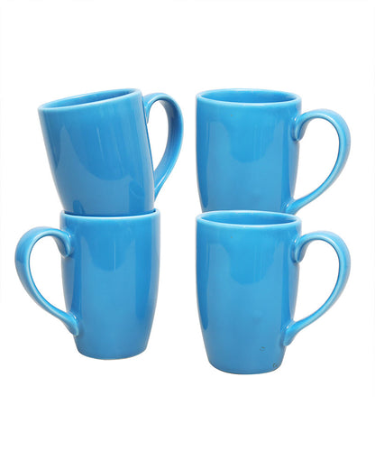 Prime Morning Tea Coffee Cappuccino  Milk Mug, 300 ml, Set of 4