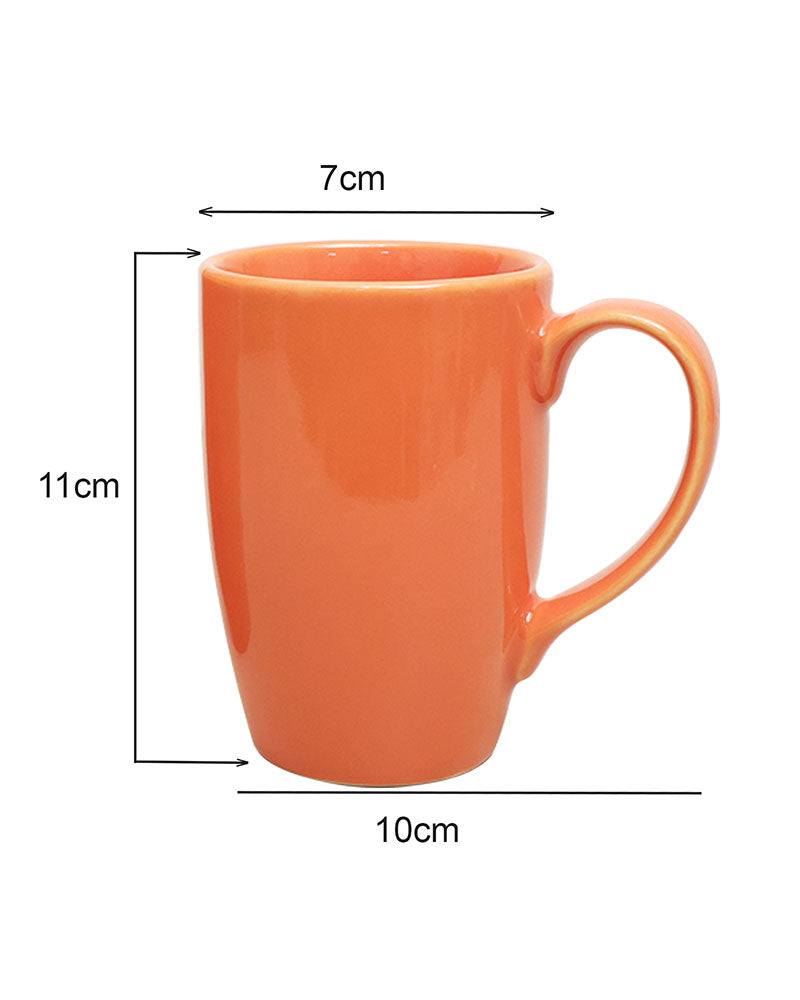 Prime Morning Tea Coffee Cappuccino  Milk Mug, 300 ml Set of 2