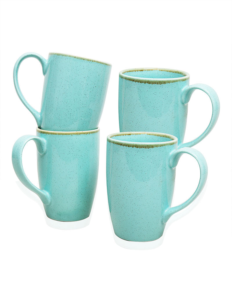 Prime Morning Tea Coffee Cappuccino  Milk Mug, 300 ml, Set of 4
