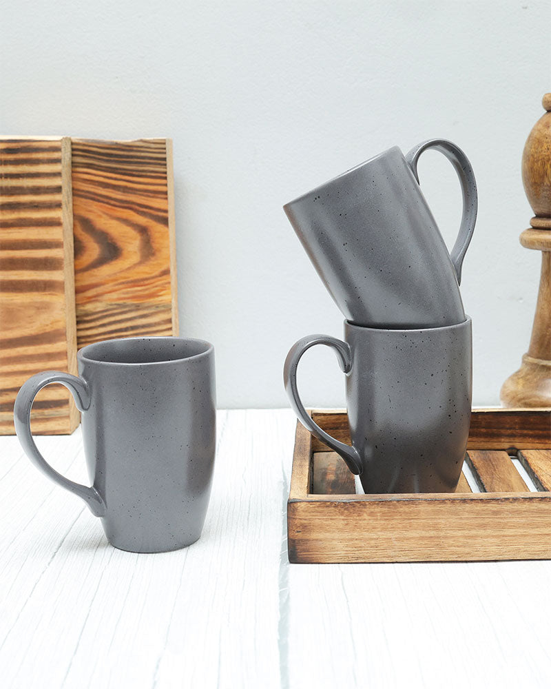 Prime Morning Tea Coffee Cappuccino  Milk Mug, 300 ml, Set of 4