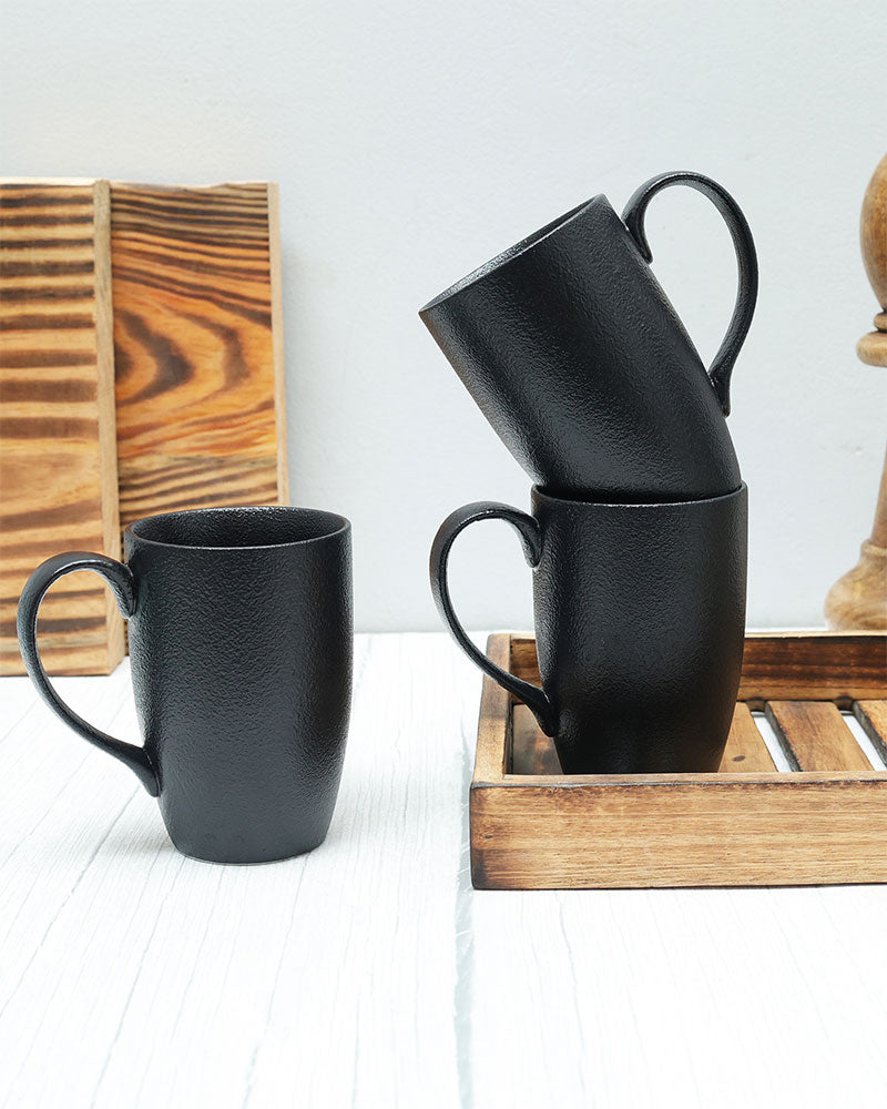 Prime Morning Tea Coffee Cappuccino  Milk Mug, 300 ml, Set of 4