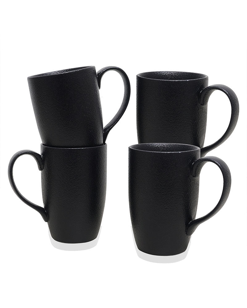 Prime Morning Tea Coffee Cappuccino  Milk Mug, 300 ml, Set of 4