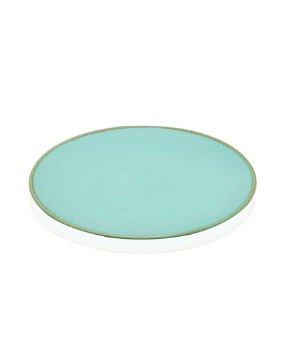 Fine Porcelain Glossy Dinner Plate 27 cm, Scratch Resistant, Microwave and dishwasher safe, set of 2