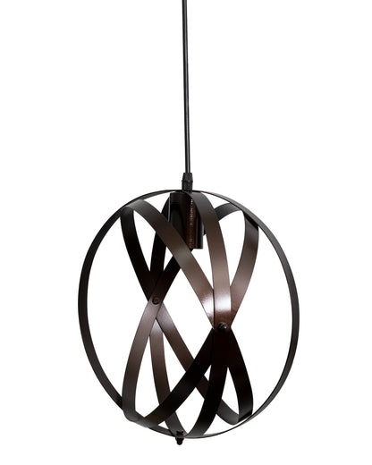 Industrial Vintage Globe Pendant Light Fixture, Changeable Hanging Ceiling Light Chandelier Fixture for Kitchen, Island, Living Room, Dining Room