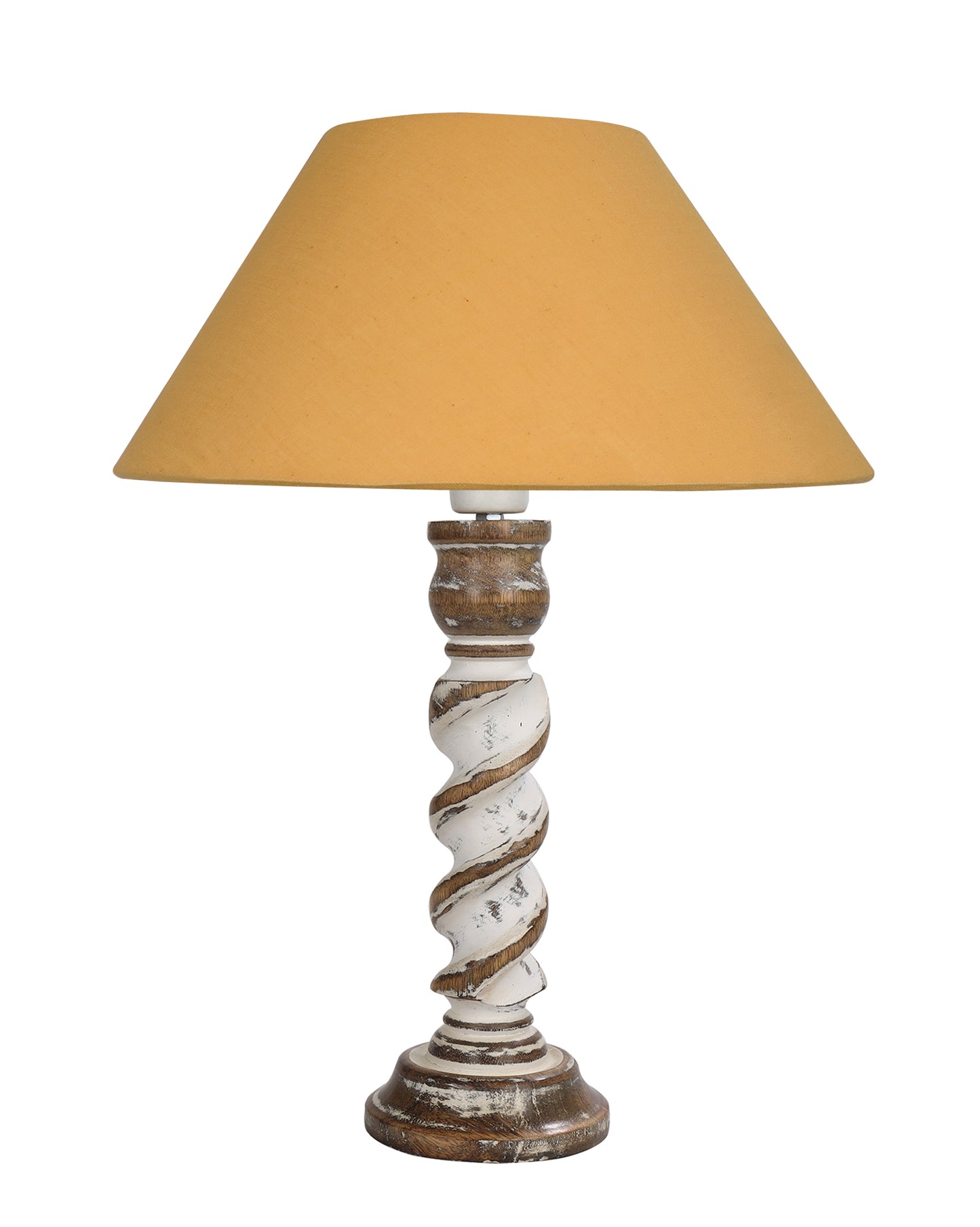 Signature Rustic Rope Whitewash Table Lamp With Jute Drum Shade, farmhouse Living Room Bedroom House Bedside Nightstand Home Office Reading Light