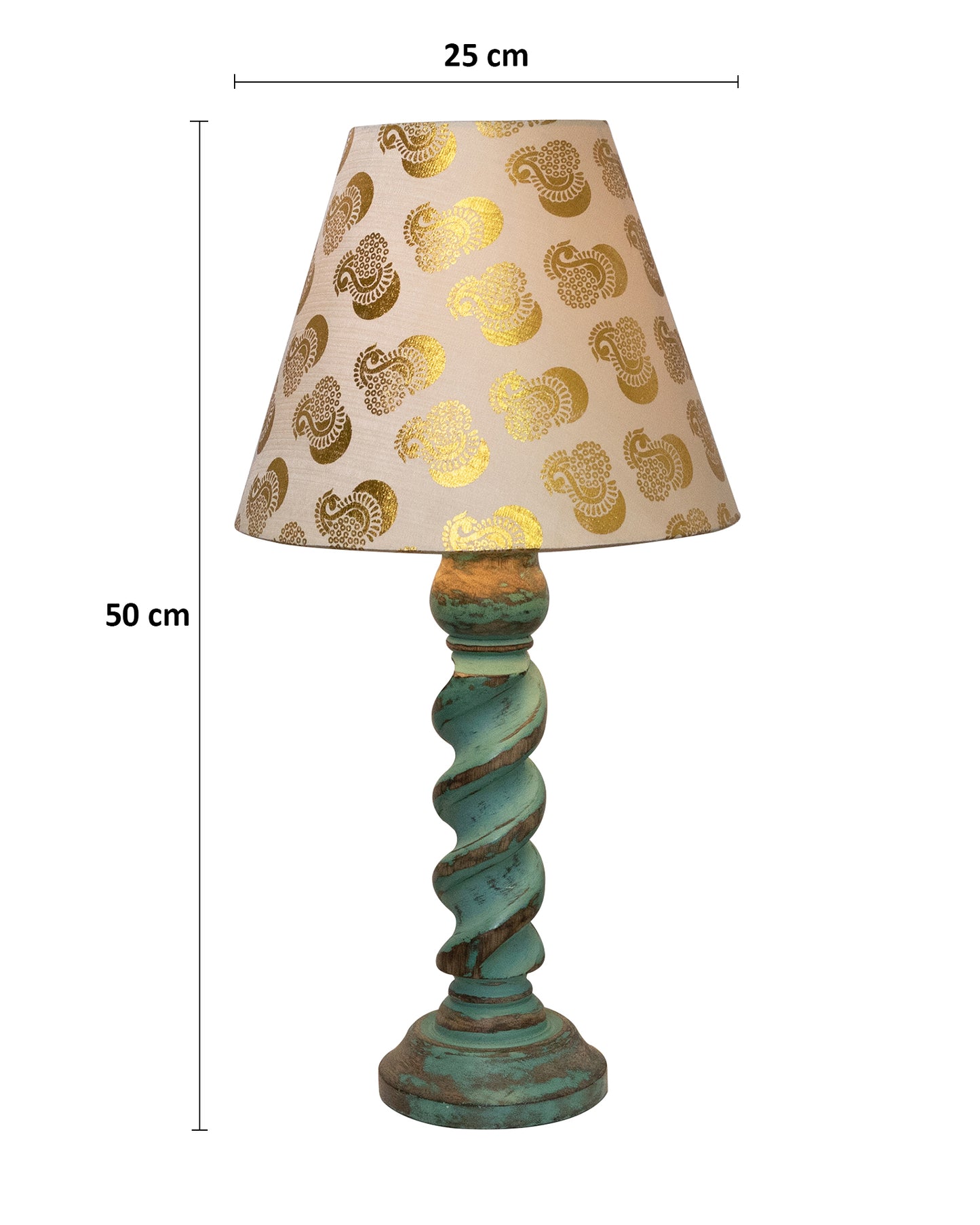 Signature Rustic Rope Algae Table Lamp With Jute Cone Shade, farmhouse Living Room Bedroom House Bedside Nightstand Home Office Reading Light