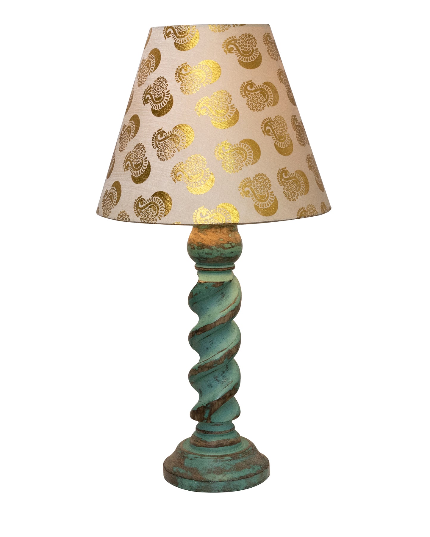 Signature Rustic Rope Algae Table Lamp With Jute Cone Shade, farmhouse Living Room Bedroom House Bedside Nightstand Home Office Reading Light
