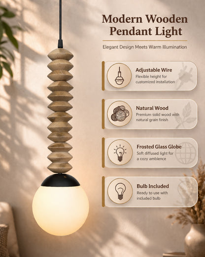 Rustic Beaded Swag Pendant, Balcony Bar Cafe Living Dining Room, Retro Loft Light, Ceiling Hanging Light, natural white Frosted globe