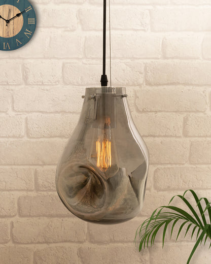 Pendant Light Blown Glass Bedside lsland Lighting Modern Ceiling Organic Design Hanging Drop