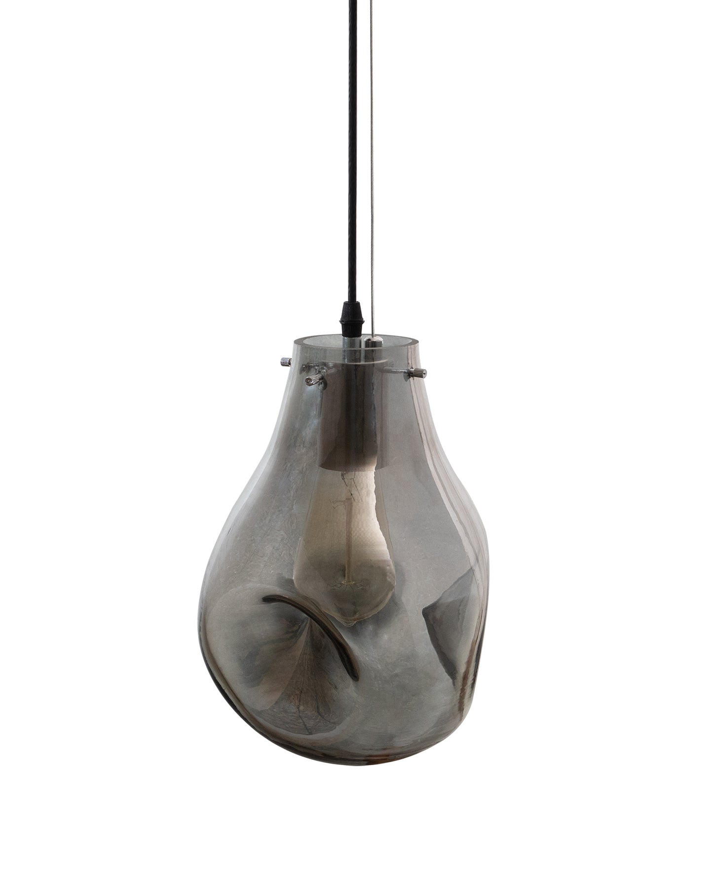 Pendant Light Blown Glass Bedside lsland Lighting Modern Ceiling Organic Design Hanging Drop