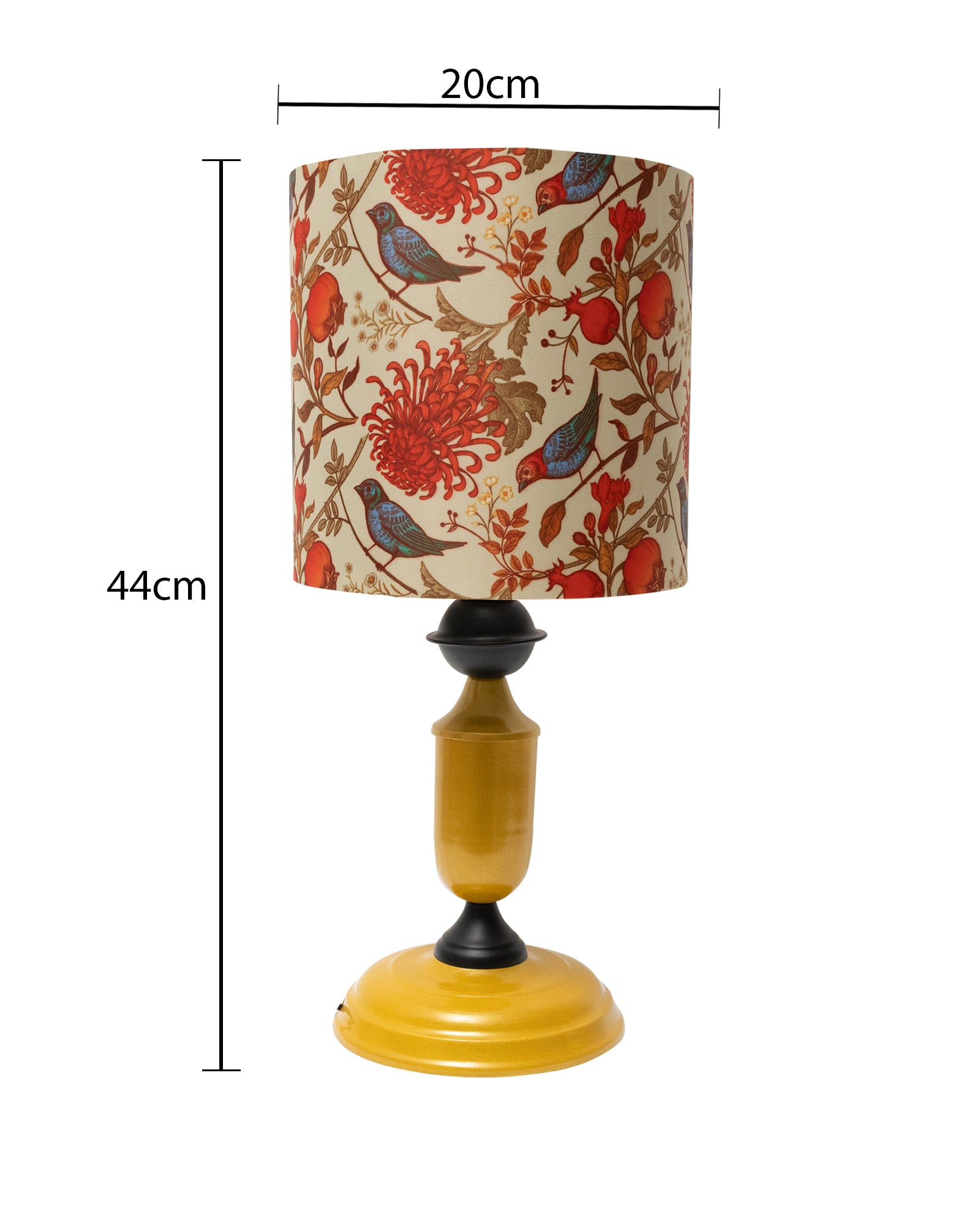 Murphy Golden Table Lamp with Shade, LED Bulb Included