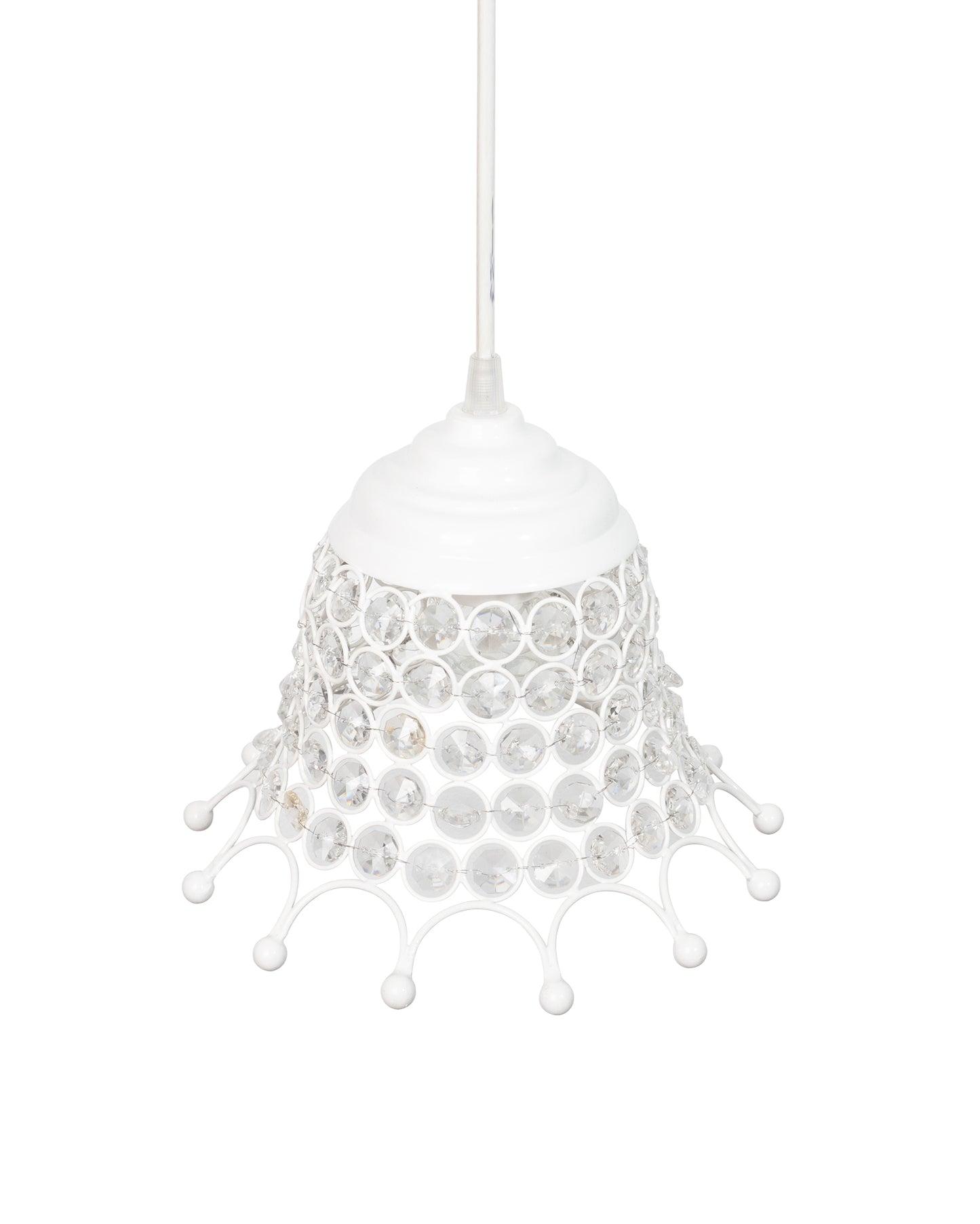 Glossy Hanging crystal pendant light, Adjustable Pendant Light Fixture for Kitchen Dinning Room Bedroom