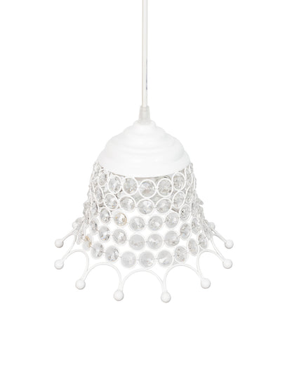 Glossy Hanging crystal pendant light, Adjustable Pendant Light Fixture for Kitchen Dinning Room Bedroom