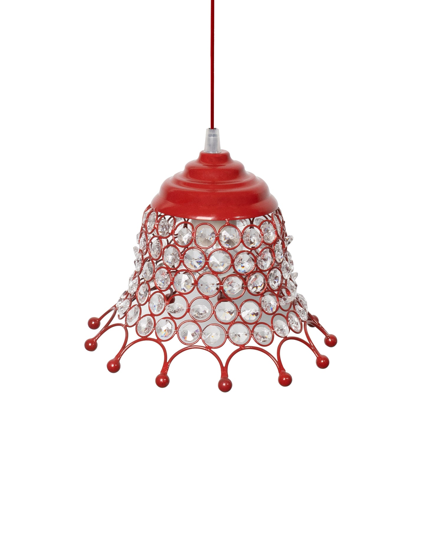 Glossy Hanging crystal pendant light, Adjustable Pendant Light Fixture for Kitchen Dinning Room Bedroom