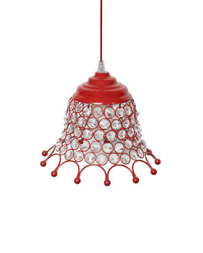 Glossy Hanging crystal pendant light, Adjustable Pendant Light Fixture for Kitchen Dinning Room Bedroom