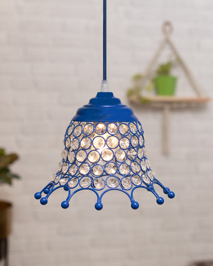 Glossy Hanging crystal pendant light, Adjustable Pendant Light Fixture for Kitchen Dinning Room Bedroom