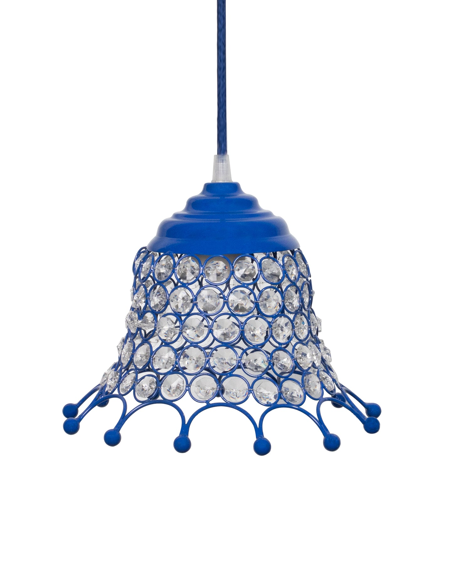 Glossy Hanging crystal pendant light, Adjustable Pendant Light Fixture for Kitchen Dinning Room Bedroom