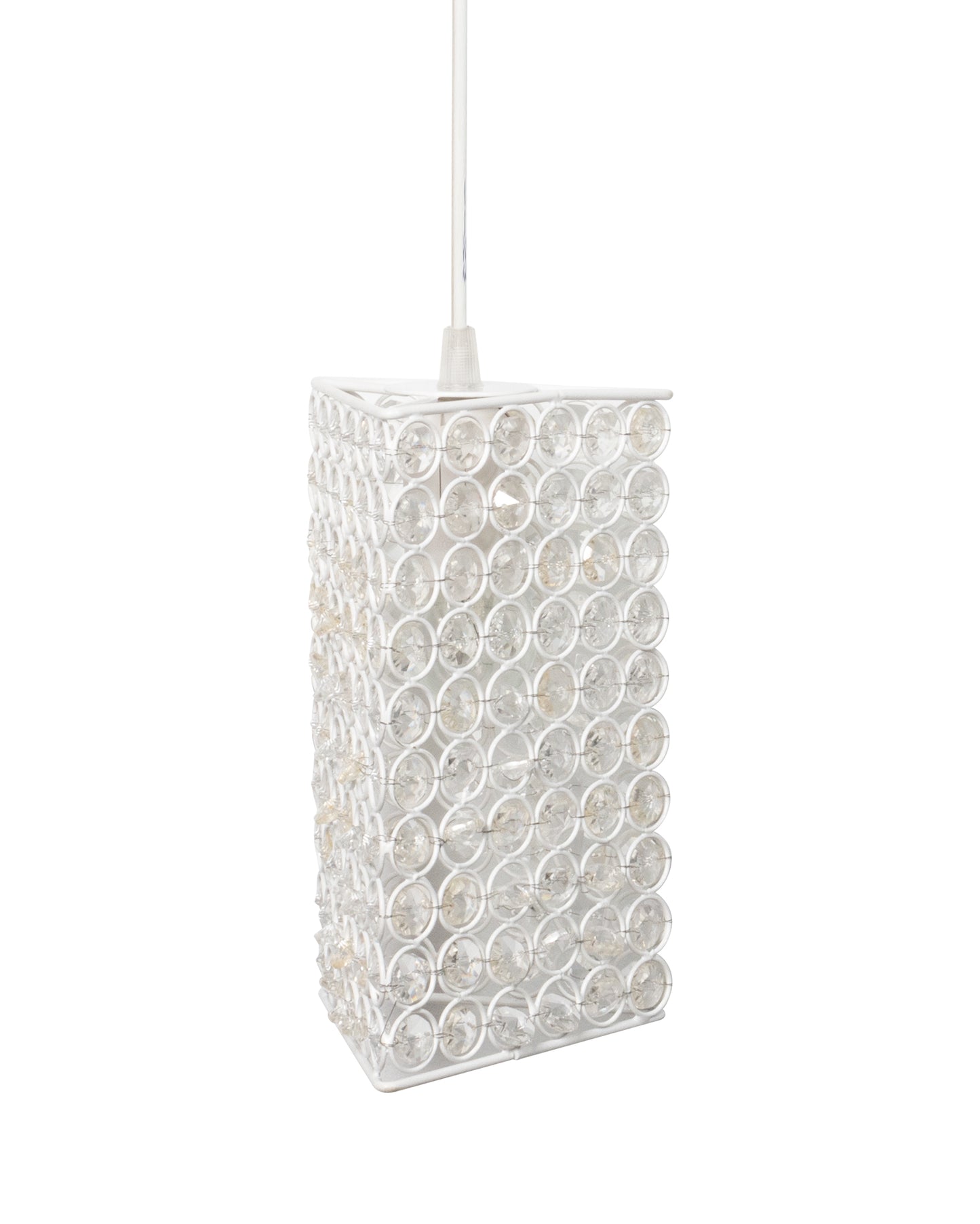 Glossy Hanging crystal Chandelier Vintage Industrial Vintage Pendant Ceiling Light