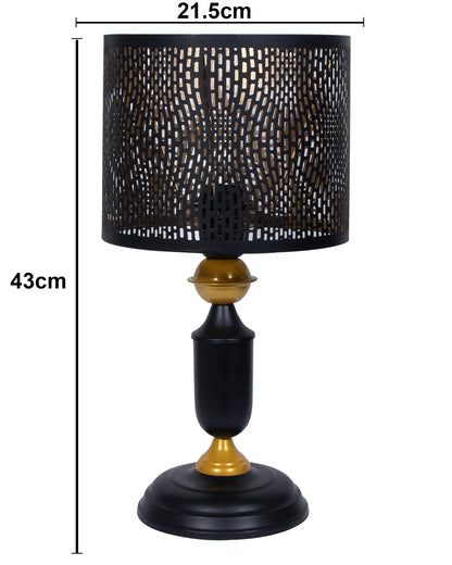 Murphy Table Lamp with Moroccan Shade, LED bulb included