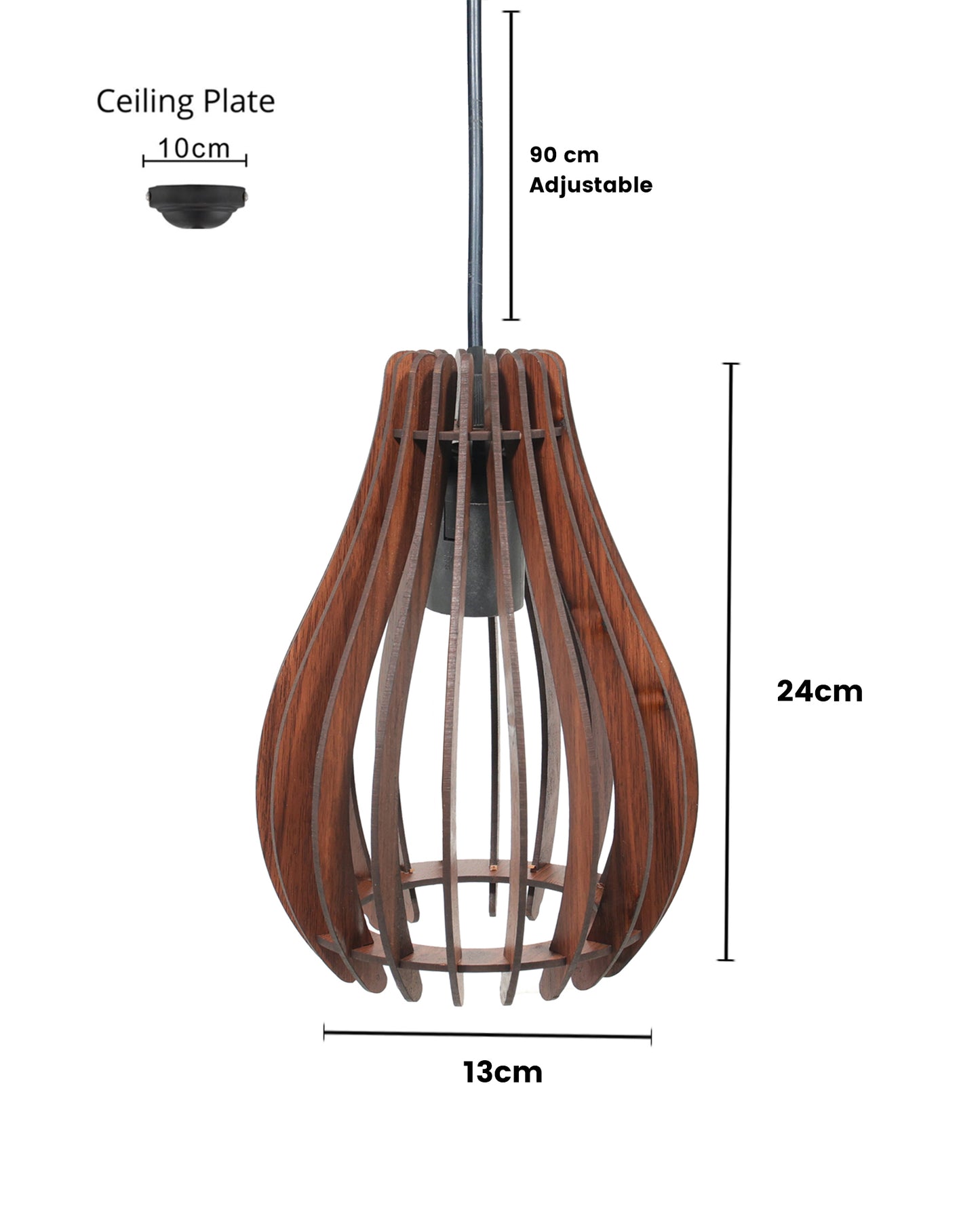 Wood Pendant Light, Mid Century Modern, Handmade, Ceiling Lamp, Chandelier Lighting, Industrial Lamp, Wooden Lamp, Lampshade Ceiling, Oval