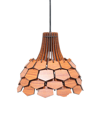 Wood Pendant Light, Mid Century Modern, Handmade, Ceiling Lamp, Chandelier Lighting, Industrial Lamp, Wooden Lamp, Lampshade Ceiling, Lotus