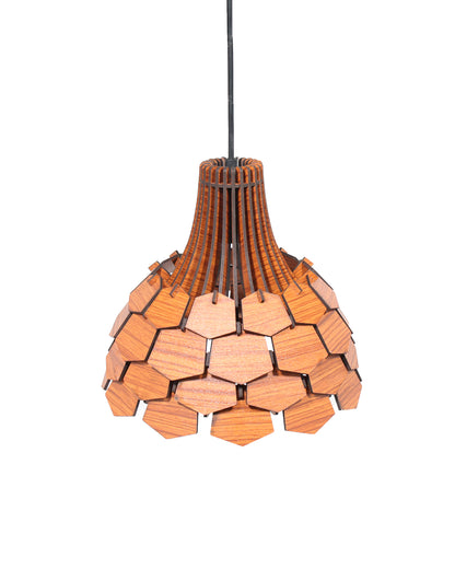 Wood Pendant Light, Mid Century Modern, Handmade, Ceiling Lamp, Chandelier Lighting, Industrial Lamp, Wooden Lamp, Lampshade Ceiling, Lotus