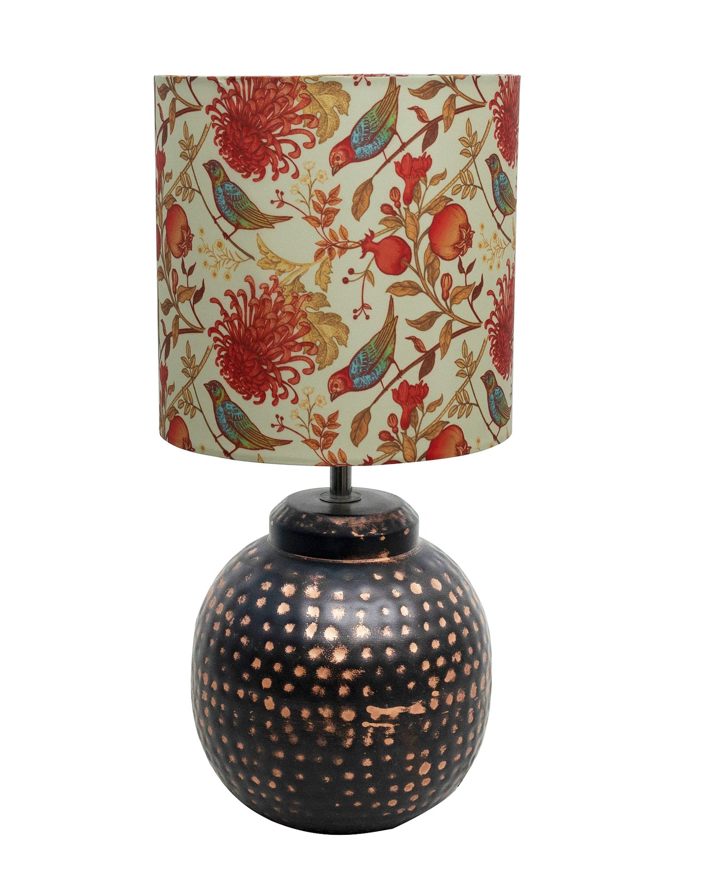 Ginger Jar Antique Table Lamp Hammered Oil-Rubbed Bronze Metal for Living Room Family Bedroom
