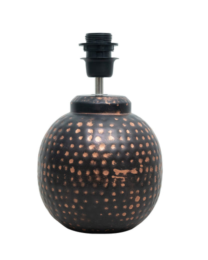 Ginger Jar Antique Table Lamp Hammered Oil-Rubbed Bronze Metal for Living Room Family Bedroom