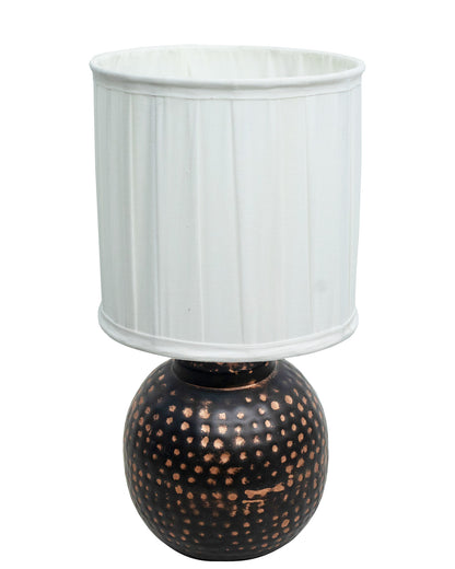 Ginger Jar Antique Table Lamp Hammered Oil-Rubbed Bronze Metal for Living Room Family Bedroom