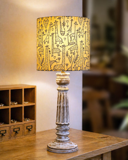 Traditional Country Cottage Table Lamp Antique White Athens Desk Lamp for Bedroom Living Room