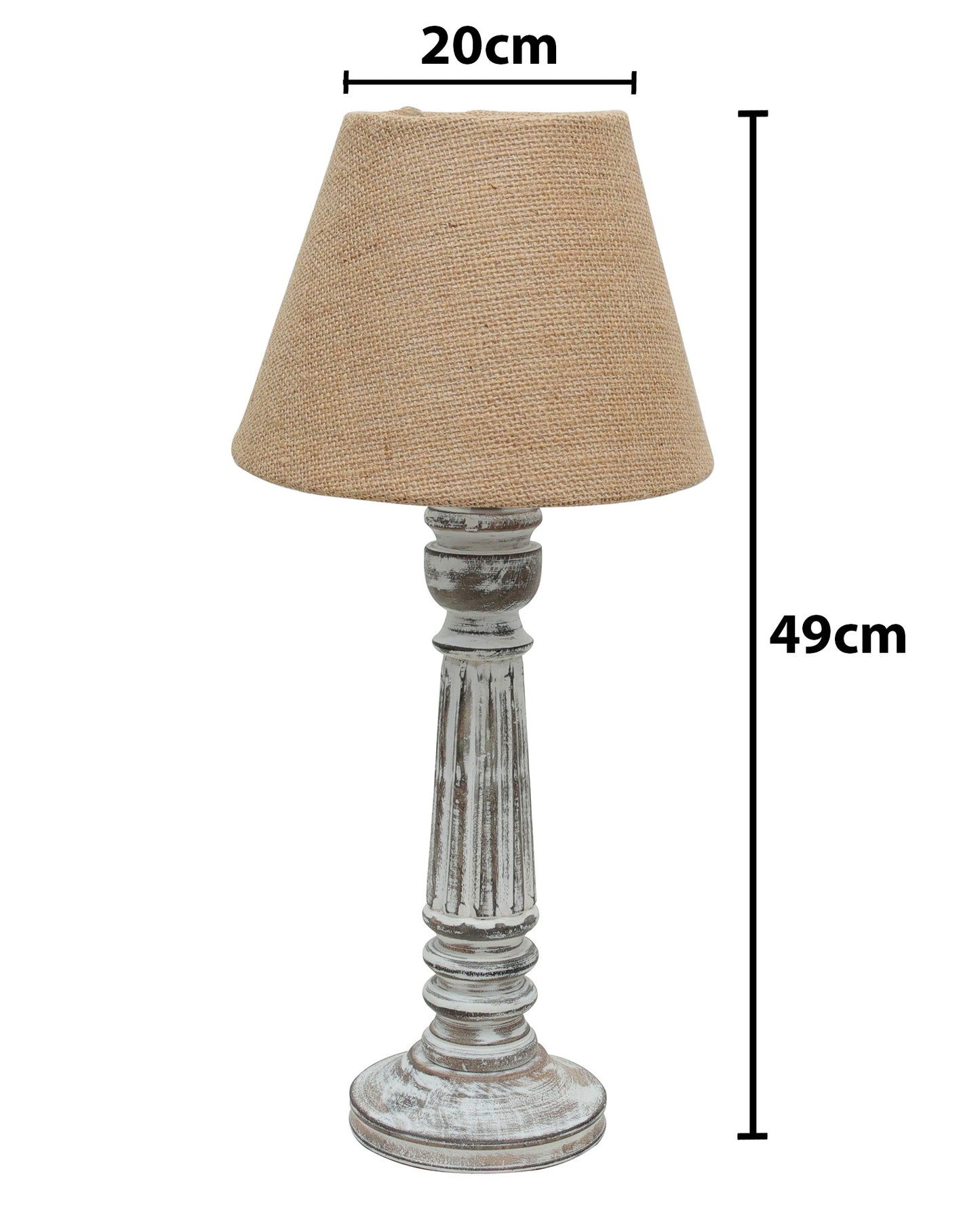 Traditional Country Cottage Table Lamp Antique White Athens Desk Lamp for Bedroom Living Room