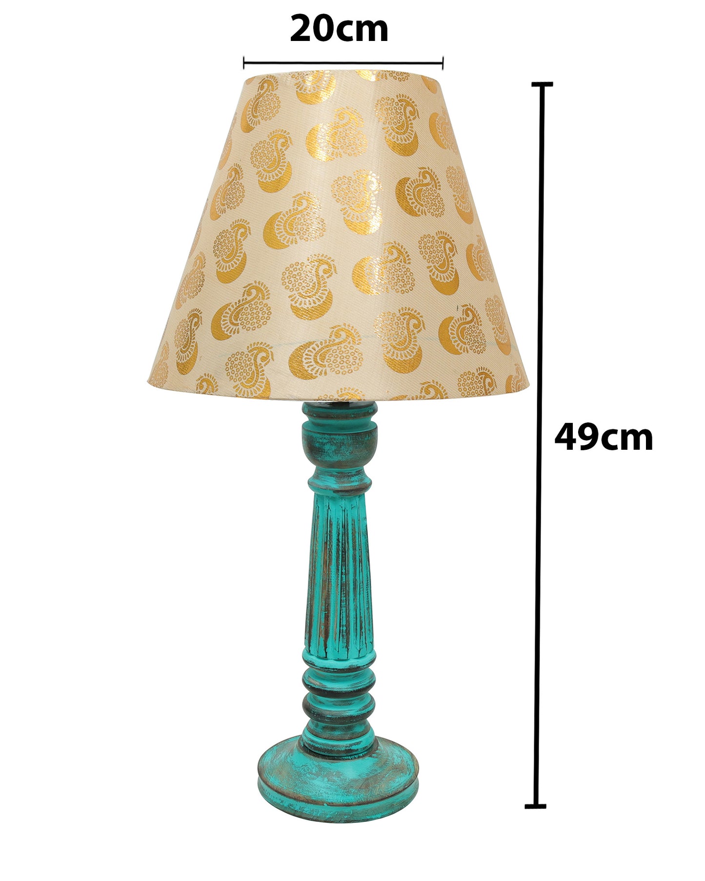 Traditional Country Cottage Table Lamp Antique Algae Athens Desk Lamp for Bedroom Living Room