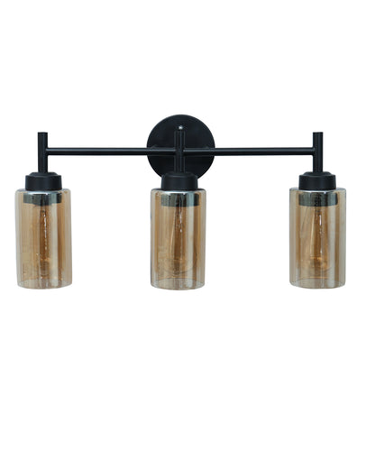 Black Wall Sconce,Modern Bathroom Wall Light Fixtures 3 Light Bathroom Vanity Light, Bathroom Lights Over Mirror, Farmhouse